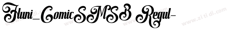 Huni_ComicSMSB Regul字体转换 Huni_ComicSMSB Regul字体转换